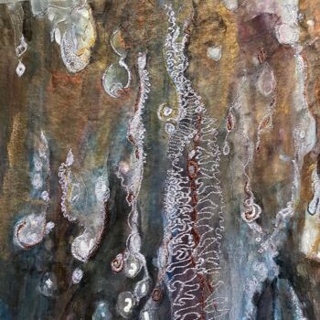 Painting titled "Spirts and Spouts" by Ann Dunbar, Original Artwork, Acrylic Mounted on Wood Stretcher frame