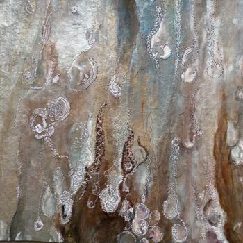 Painting titled "Globules" by Ann Dunbar, Original Artwork, Acrylic Mounted on Wood Stretcher frame