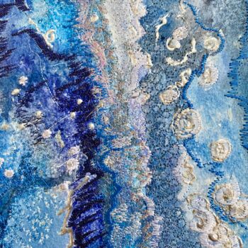 Pittura intitolato "Sinous water" da Ann Dunbar, Opera d'arte originale, Acrilico Montato su Cartone