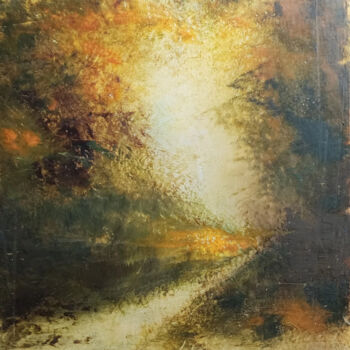 Painting titled "The Path" by Ann Mccallister, Original Artwork, Oil