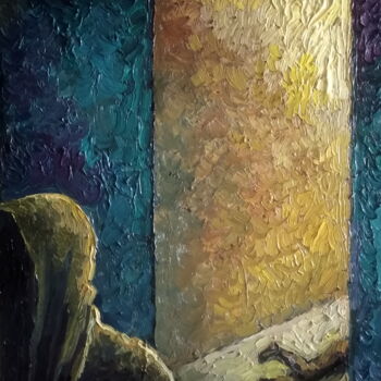 Peinture intitulée "Свет в арке" par Anna Iaguzhinskaia, Œuvre d'art originale, Huile Monté sur Châssis en bois