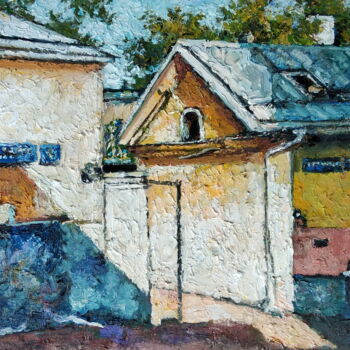 Картина под названием ""К Маросейке"" - Анна Ягужинская, Подлинное произведение искусства, Масло