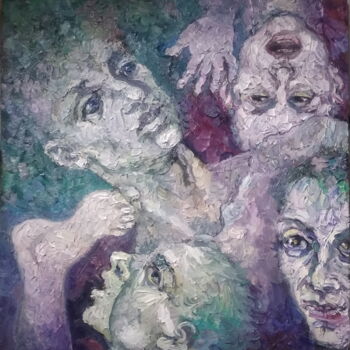 Картина под названием "Ягужизнь" - Анна Ягужинская, Подлинное произведение искусства, Масло