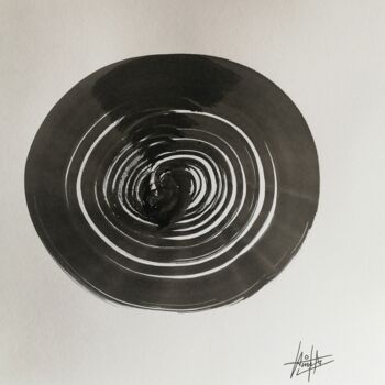 Drawing titled "Émotion n°11" by Anna An, Original Artwork, Ink