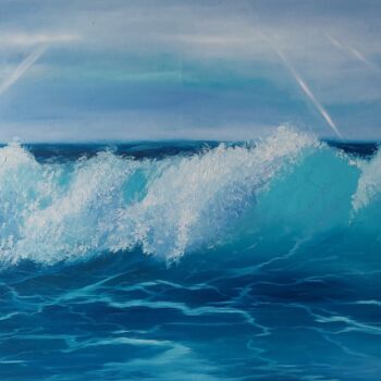 Pintura intitulada "Winter Sea" por Anna Arlt, Obras de arte originais, Óleo