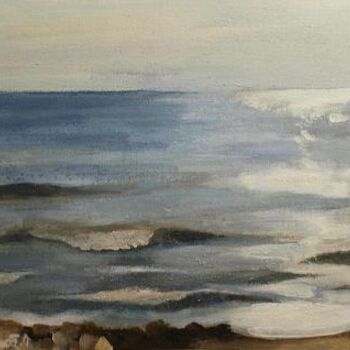 Painting titled "BALTIC IV" by Anna  Bardzka, Original Artwork