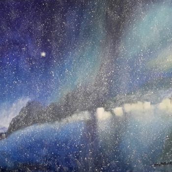 Pittura intitolato "Infinito stellare" da Anna Battistotti, Opera d'arte originale, Acrilico