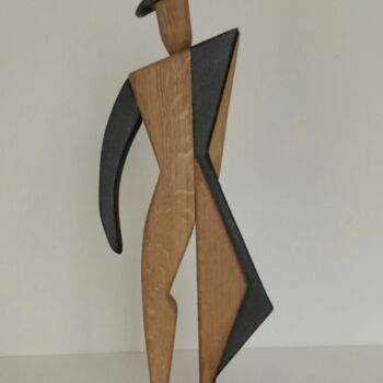 Sculpture titled "The soldier" by Anna Beltrame A＋D Art, Original Artwork, Wood