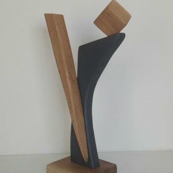 Sculpture intitulée "Forme astratte" par Anna Beltrame A＋D Art, Œuvre d'art originale, Bois