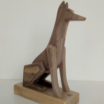 雕塑 标题为“Little guardian” 由Anna Beltrame A＋D Art, 原创艺术品, 木