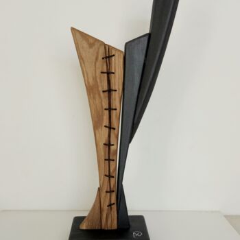 Sculpture titled "Ferite nel legno" by Anna Beltrame A＋D Art, Original Artwork, Wood