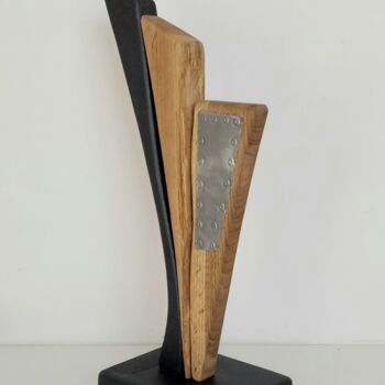 Sculpture titled "Forme astratte-3" by Anna Beltrame A＋D Art, Original Artwork, Wood