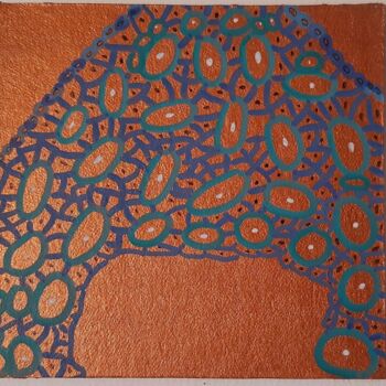 Painting titled "Temple (Gumbaz)" by Anna Bogdasarova, Original Artwork, Acrylic