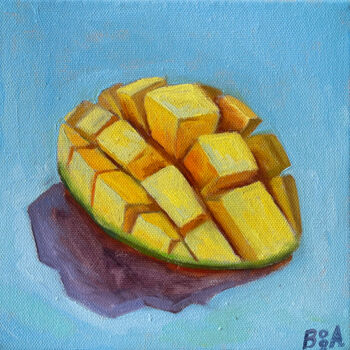 Schilderij getiteld "Mango" door Anna Bogushevskaya, Origineel Kunstwerk, Olie