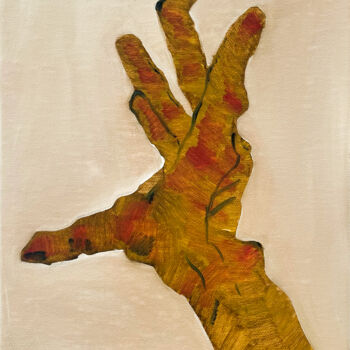 Картина под названием "TOP" - Anna Bondar, Подлинное произведение искусства, Масло Установлен на Деревянная рама для носилок