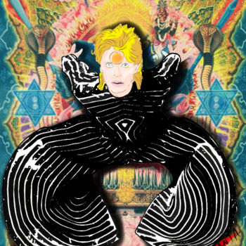 Digital Arts titled "David Bowie" by Anna Canta, Original Artwork