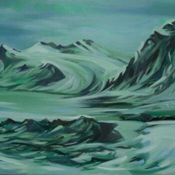 Painting titled "Canadian North" by Anna Duyunova, Original Artwork