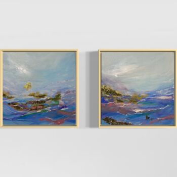 Painting titled "Diptych, by the mou…" by Anna Evtushenko, Original Artwork, Acrylic
