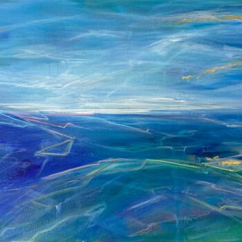 Painting titled "The exciting Baltic." by Anna Evtushenko, Original Artwork, Acrylic