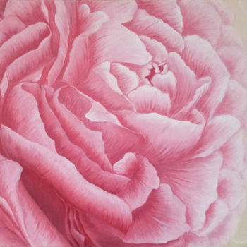 Peinture intitulée "Gorgeous flower" par Anna Firefly, Œuvre d'art originale, Huile