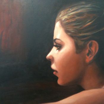 Painting titled "Sara" by Anna Gianotti, Original Artwork, Oil