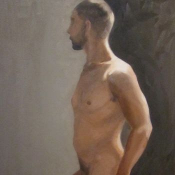 Painting titled "Julien" by Anna Gianotti, Original Artwork, Oil