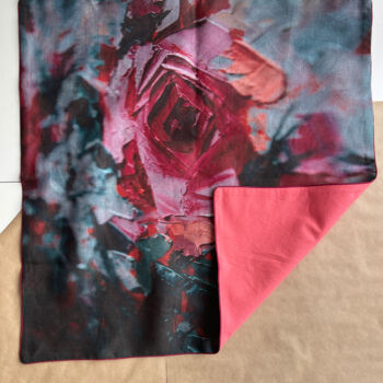 Текстильное искусство под названием "SMALL LINEN KERCHIE…" - Anna Gurechkina, Подлинное произведение искусства, Ткань