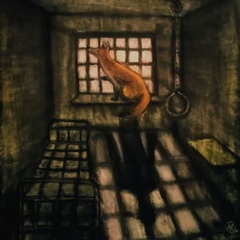 Peinture intitulée "Побег/Escape" par Anna Kluyeva, Œuvre d'art originale, Aquarelle