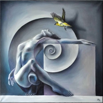 Malerei mit dem Titel "Dream" von Anna Khora, Original-Kunstwerk, Öl