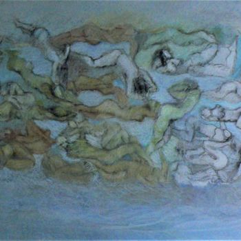 "WATER" başlıklı Resim Anna Langowski tarafından, Orijinal sanat, Pastel