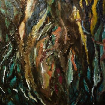 Pintura titulada "LEDA-SYLVESTRE" por Anna Langowski, Obra de arte original, Oleo