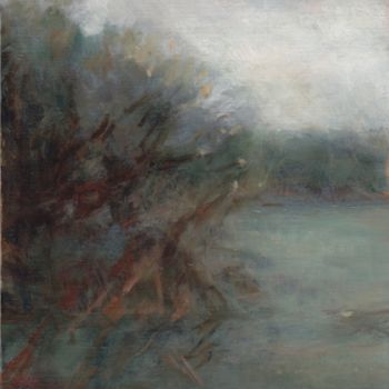 Pittura intitolato "L'Odet" da Anna Le Moine Gray, Opera d'arte originale, Olio