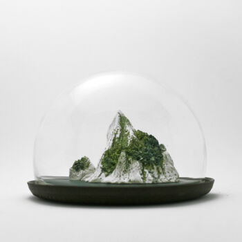 Sculpture intitulée "Solitude Island" par Anna Magdalena Wojcik, Œuvre d'art originale, Argile