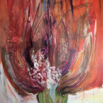 Peinture intitulée "Tulip" par Anna Michalik (MichalikAFP), Œuvre d'art originale, Huile
