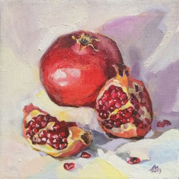 Painting titled "Символ любви" by Anna Morozko, Original Artwork, Oil