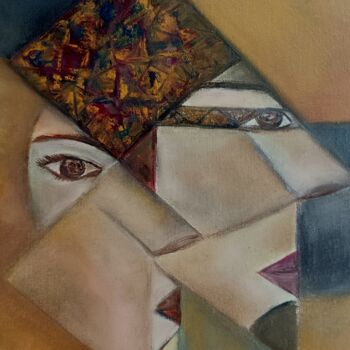 Malerei mit dem Titel "Една посока" von Anna Mytavska (Cabrerra), Original-Kunstwerk, Öl