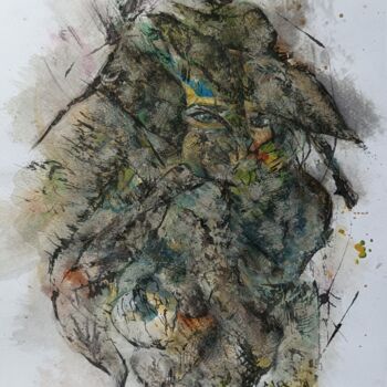 Картина под названием "Еуфория" - Anna Mytavska (Cabrerra), Подлинное произведение искусства, Акварель