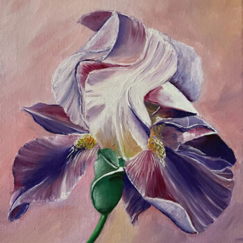 Painting titled "Iris" by Anna Pavlovich-Naneva, Original Artwork, Oil