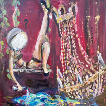 Pittura intitolato "The Moment Decay" da Anna Polani, Opera d'arte originale, Pastello