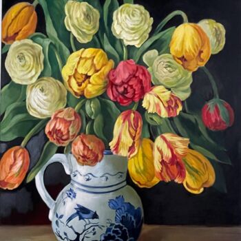 "Spring Bouquet with…" başlıklı Tablo Anna Reznikova tarafından, Orijinal sanat, Akrilik