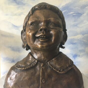 Sculpture titled "Babylove" by Anna-Rita Torelli, Original Artwork, Bronze