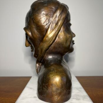 Sculpture titled "“L’Age d’Or et la J…" by Anna-Rita Torelli, Original Artwork, Bronze