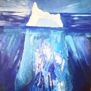 Pittura intitolato "Iceberg" da Anna Samoilova Ahhara_art, Opera d'arte originale, Acrilico