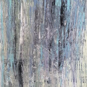 Картина под названием ""Frost" Abstract Ac…" - Anna Schönfeld, Подлинное произведение искусства, Акрил