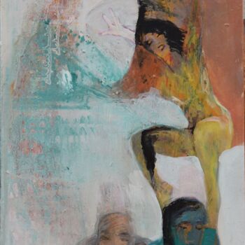 Pittura intitolato "Подпрыгну над вами." da Anna Skorko, Opera d'arte originale, Acrilico