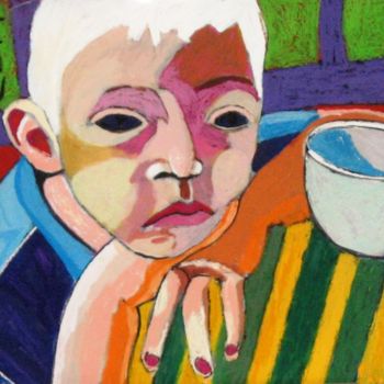 Картина под названием "Albinos" - Anna Synoradzka, Подлинное произведение искусства