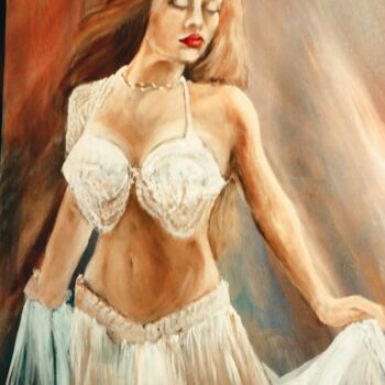 Painting titled "Dancer" by Anna Teluk-Lenkiewicz, Original Artwork, Acrylic