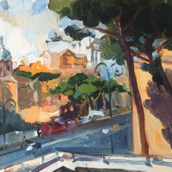 Malerei mit dem Titel "Italy.Rome" von Anna Trigub, Original-Kunstwerk, Öl