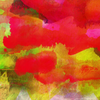 Grafika cyfrowa / sztuka generowana cyfrowo zatytułowany „Red heavy clouds on…” autorstwa Anna Vaasi, Oryginalna praca, Mala…