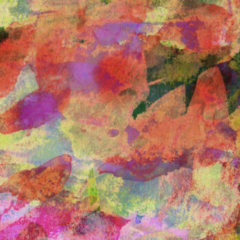 Digital Arts titled "Roses in soft pink" by Anna Vaasi, Original Artwork, Digital Painting